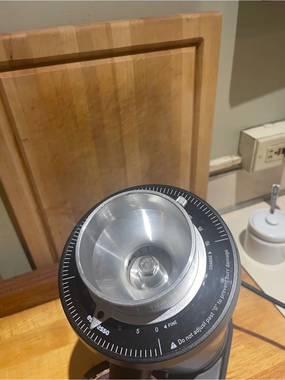 Miicoffee DF64 Black Electric Home coffee grinder single dose